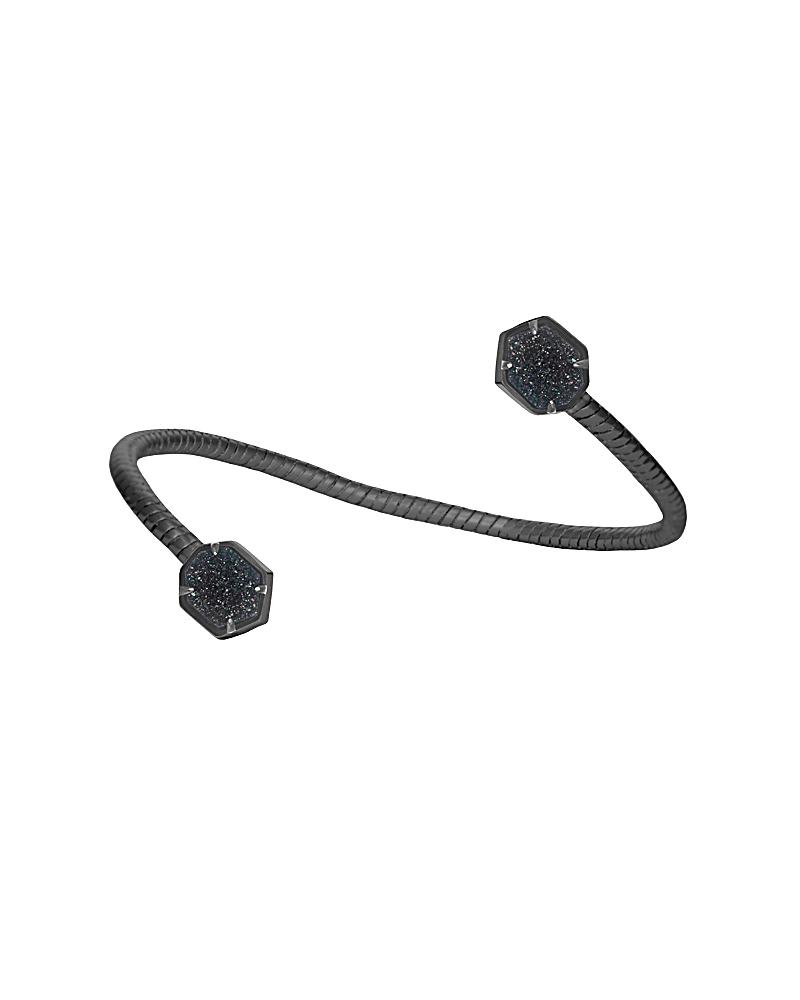 Jamie Pinch Cuff Bracelet in Gunmetal image number 0