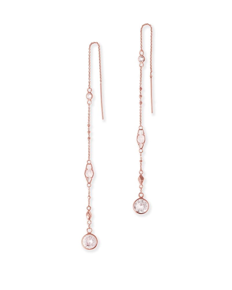 Monica Shoulder Duster Earrings in Rose Gold image number 0