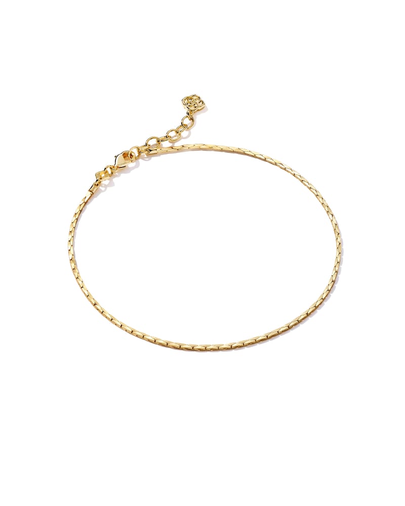 Lennon Anklet in Gold image number 0
