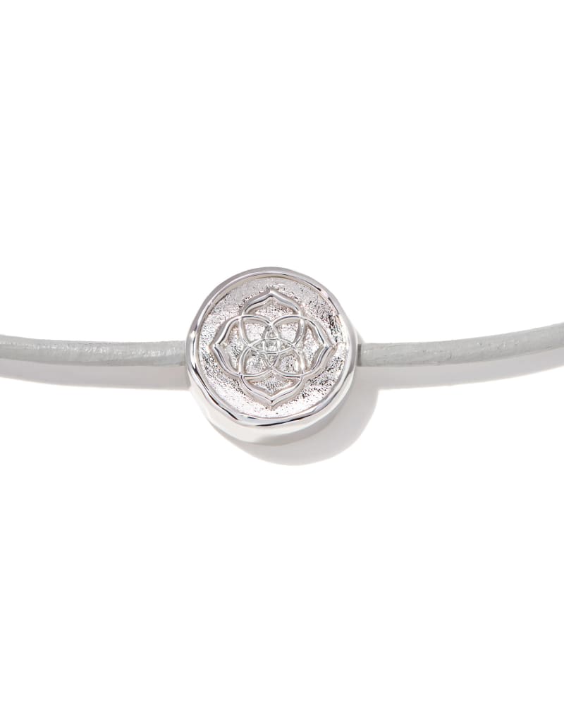 Stamped Dira Silver Bracelet in Black Mother-Of-Pearl image number 1