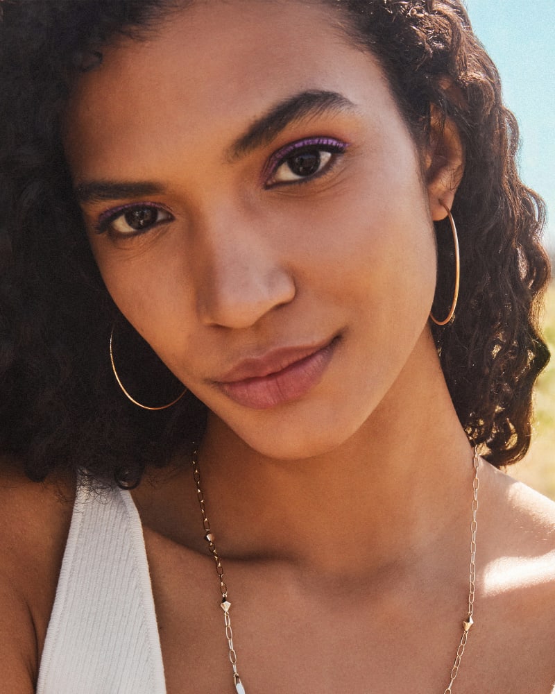 Keeley Hoop Earrings in 18k Gold Vermeil image number 1