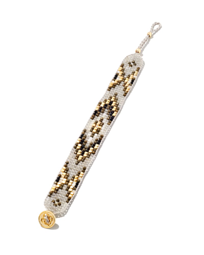 Britt Gold Beaded Bracelet in Neutral Mix image number 1