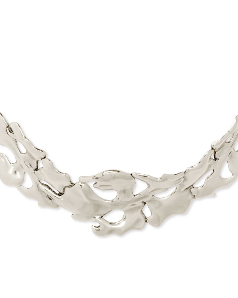 Savannah Collar Necklace in Vintage Silver image number 3