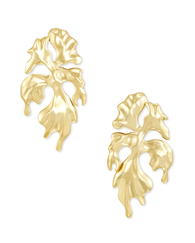 Savannah Statement Earrings in Gold image number 0