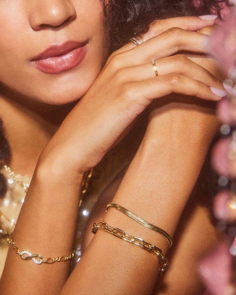Korinne Chain Bracelet in Gold image number 2.0