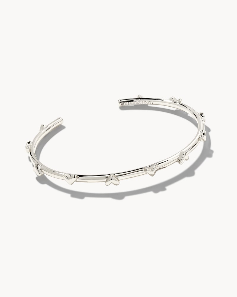 Haven Heart Cuff Bracelet in Silver image number 0