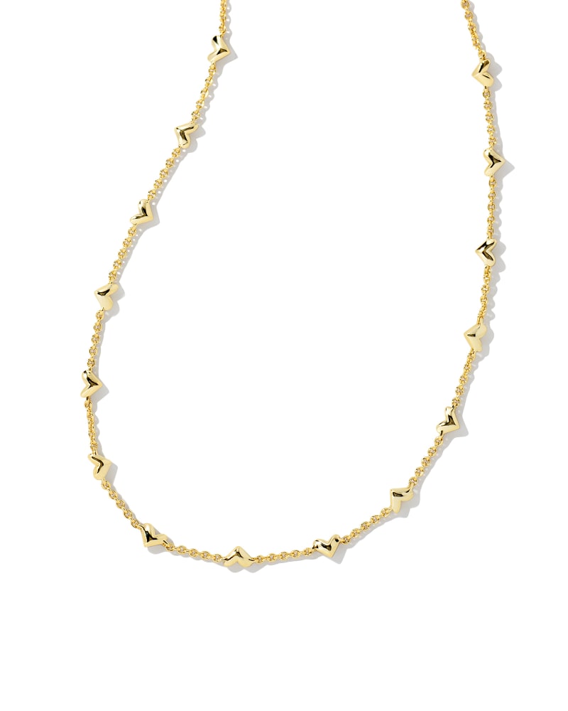 Haven Heart Strand Necklace in Gold image number 0