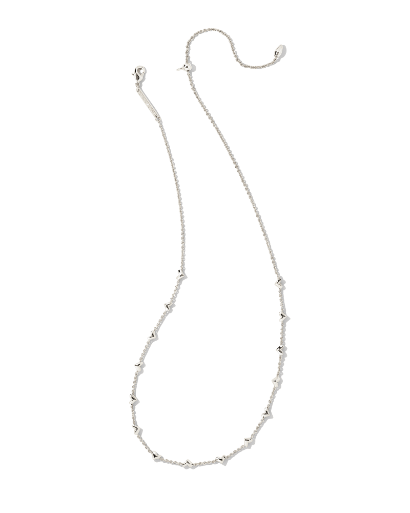 Haven Heart Strand Necklace in Silver image number 1