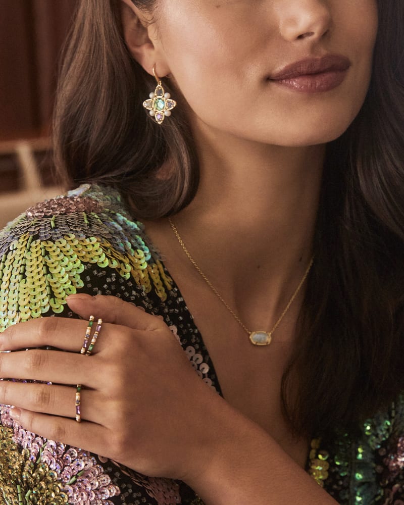 Madelyn Gold Ring Set of 2 in Multi Mix image number 2