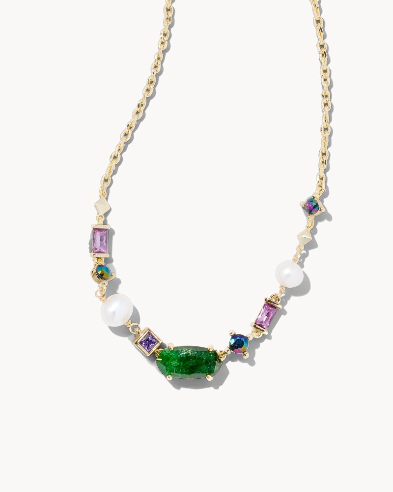 Madelyn Gold Strand Necklace in Multi Mix image number 0