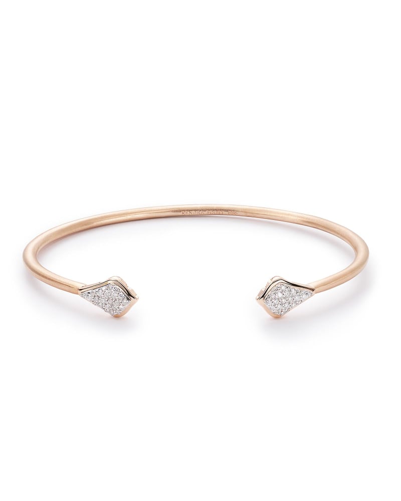 Alexi Diamond Cuff Bracelet in 14k Rose Gold | Kendra Scott