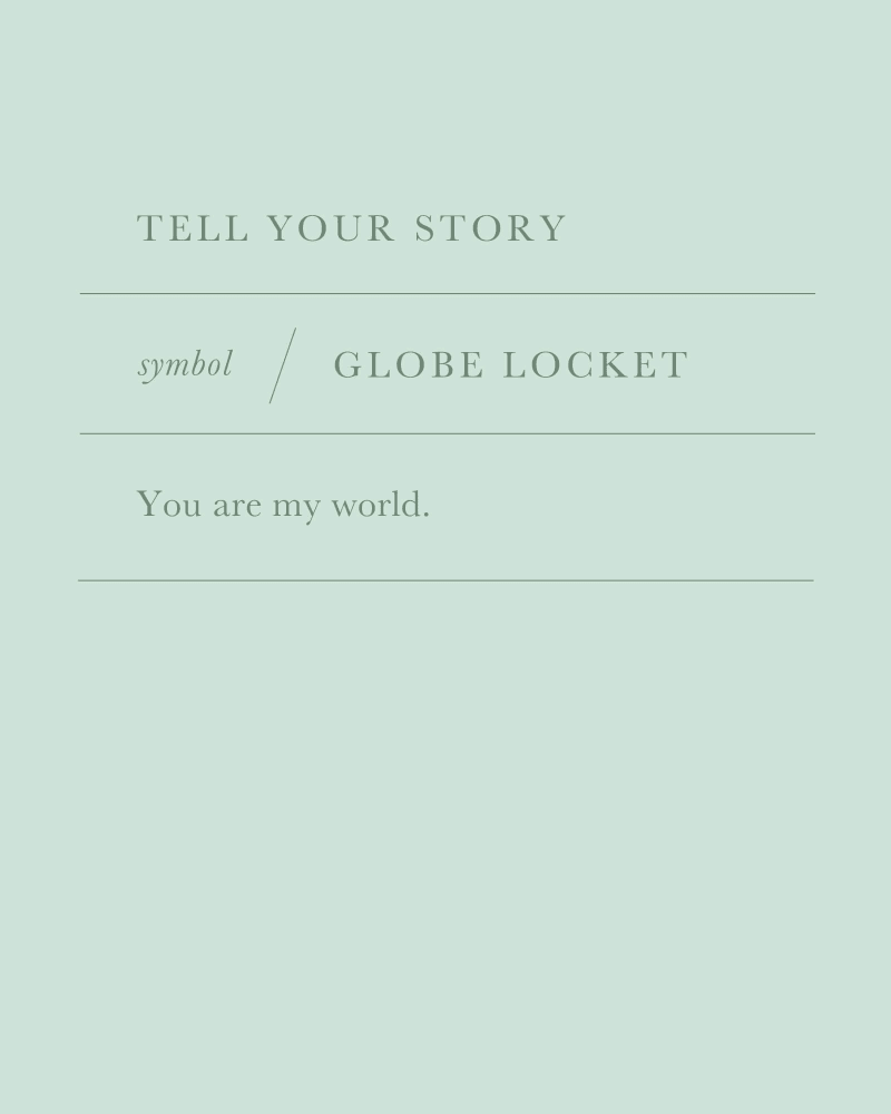 Globe Locket Charm in Silver image number 4