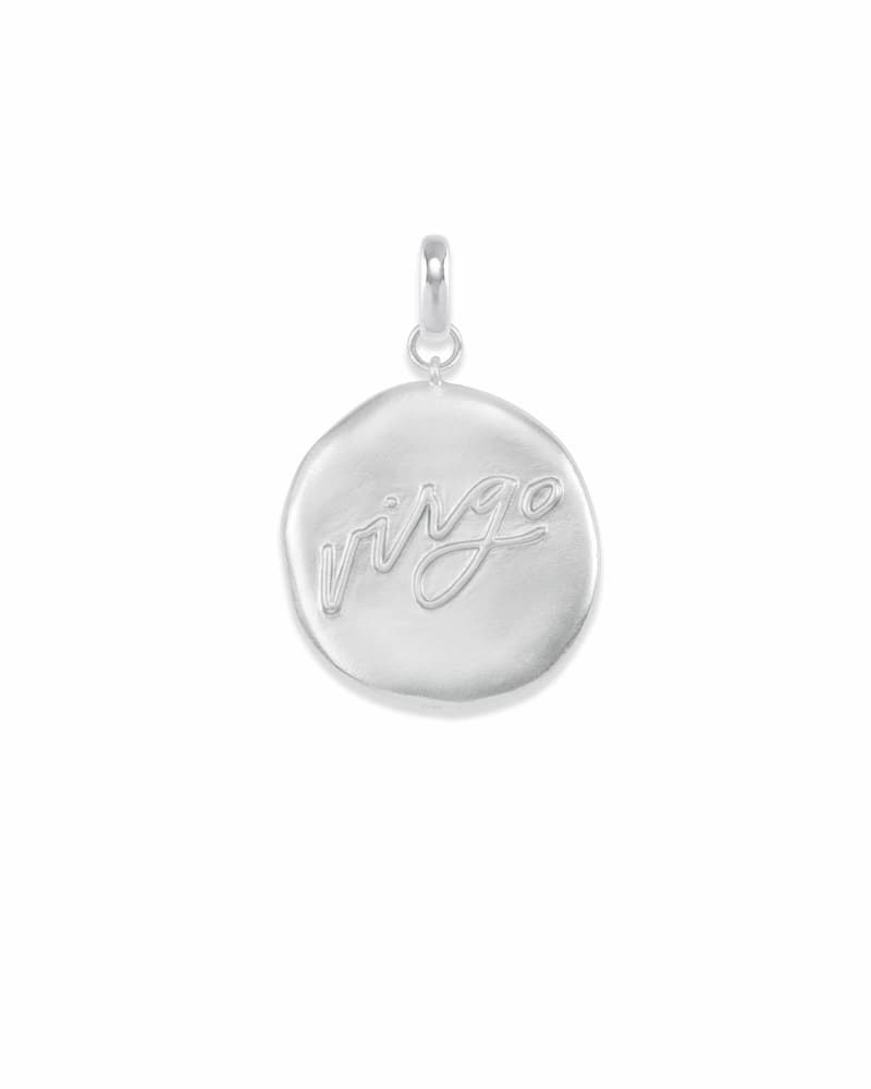 Virgo Coin Charm in Silver image number 3