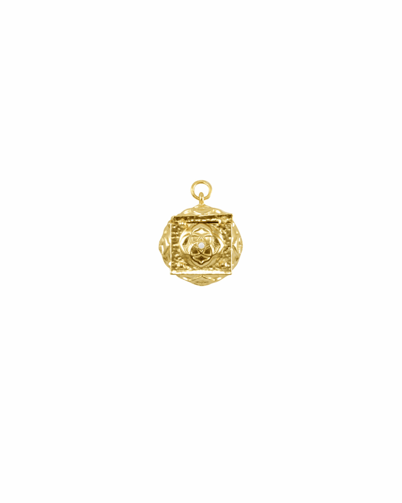 Jewelry Box Charm in Gold image number 0