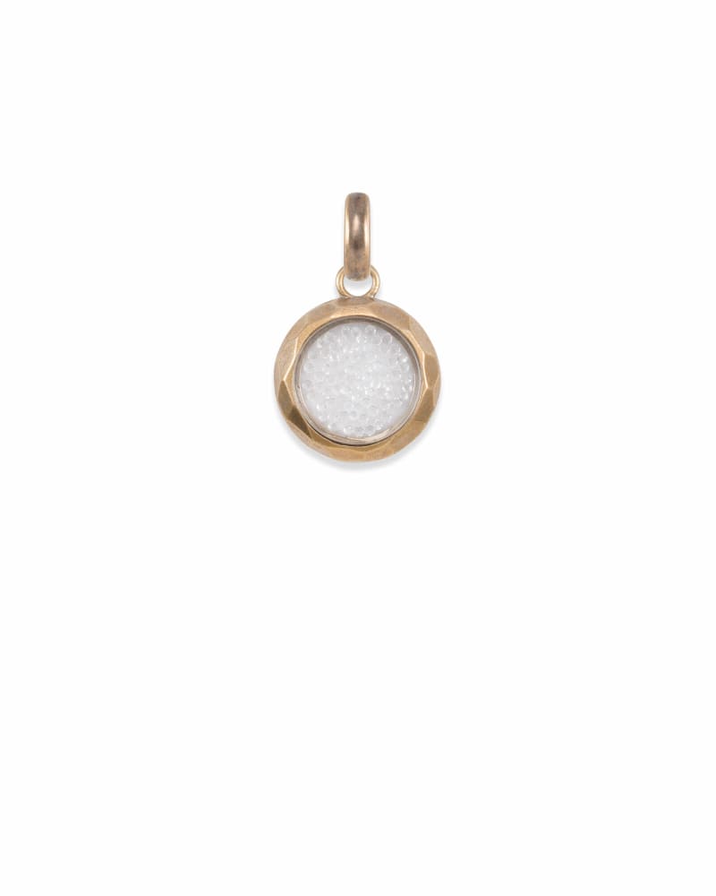 Floating Crystals Charm in Vintage Gold image number 2