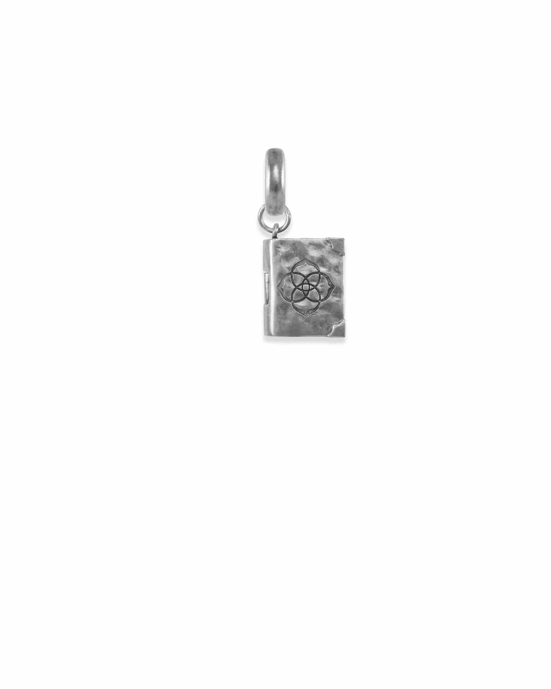Literacy Charm in Vintage Silver image number 0