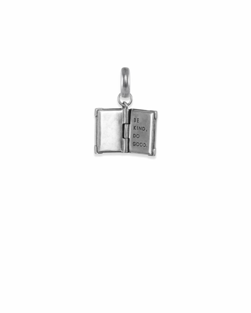 Literacy Charm in Vintage Silver image number 1