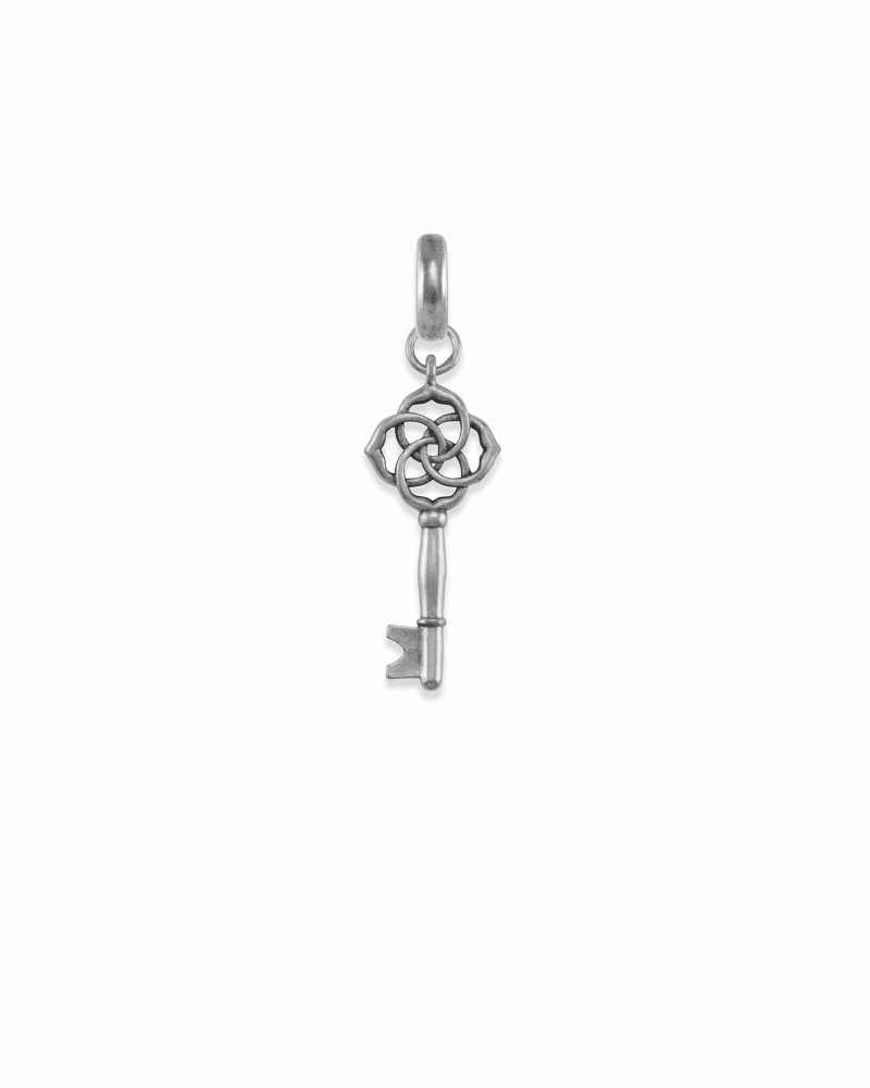 Home & Shelter Charm in Vintage Silver image number 2