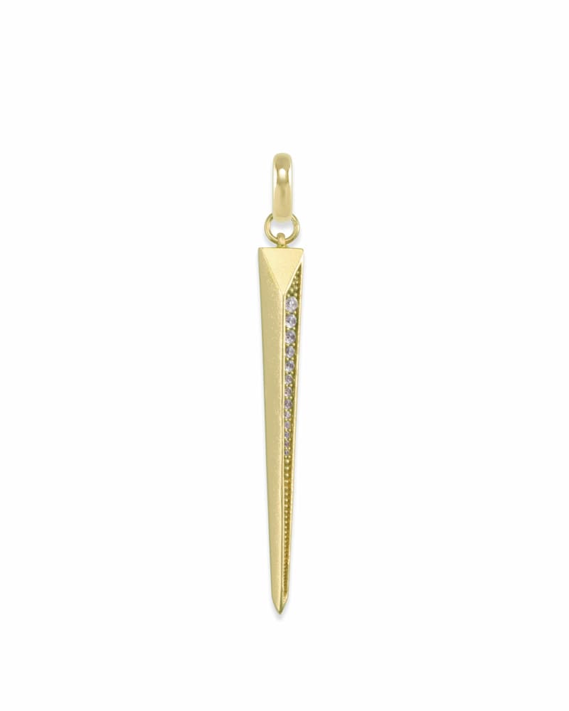 Spike Charm in Gold image number 0