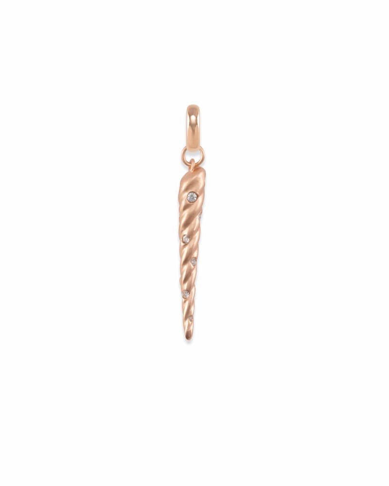 Unicorn Horn Charm in Rose Gold image number 0