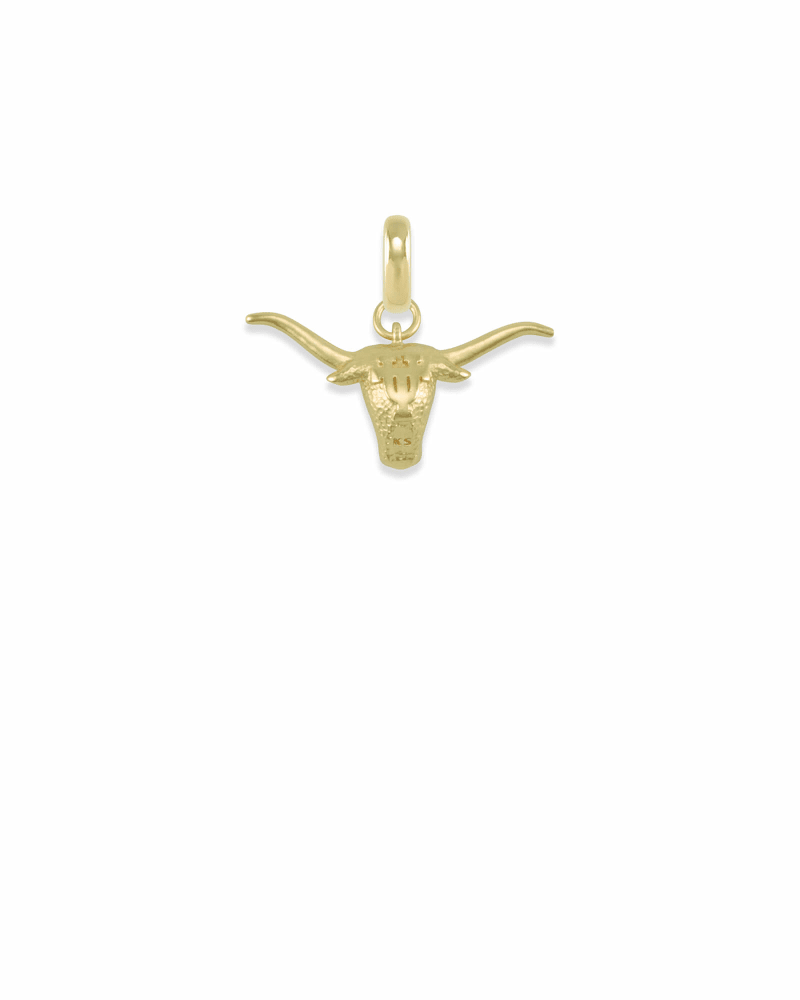 The University of Texas at Austin Longhorn Charm in Gold image number 2