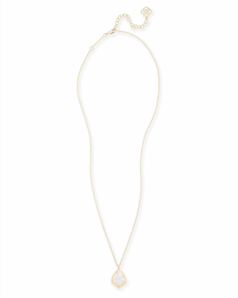Cory Pendant Necklace in Ivory Pearl image number 3