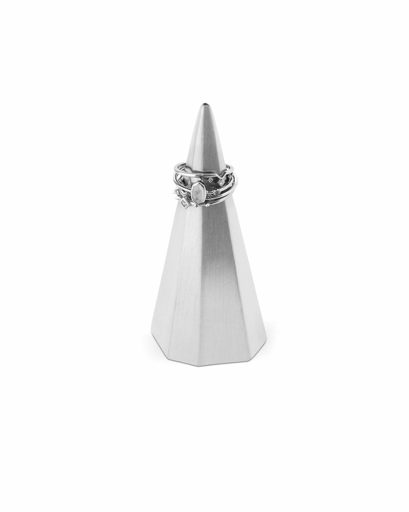 Metal Ring Cone in Antique Silver image number 2