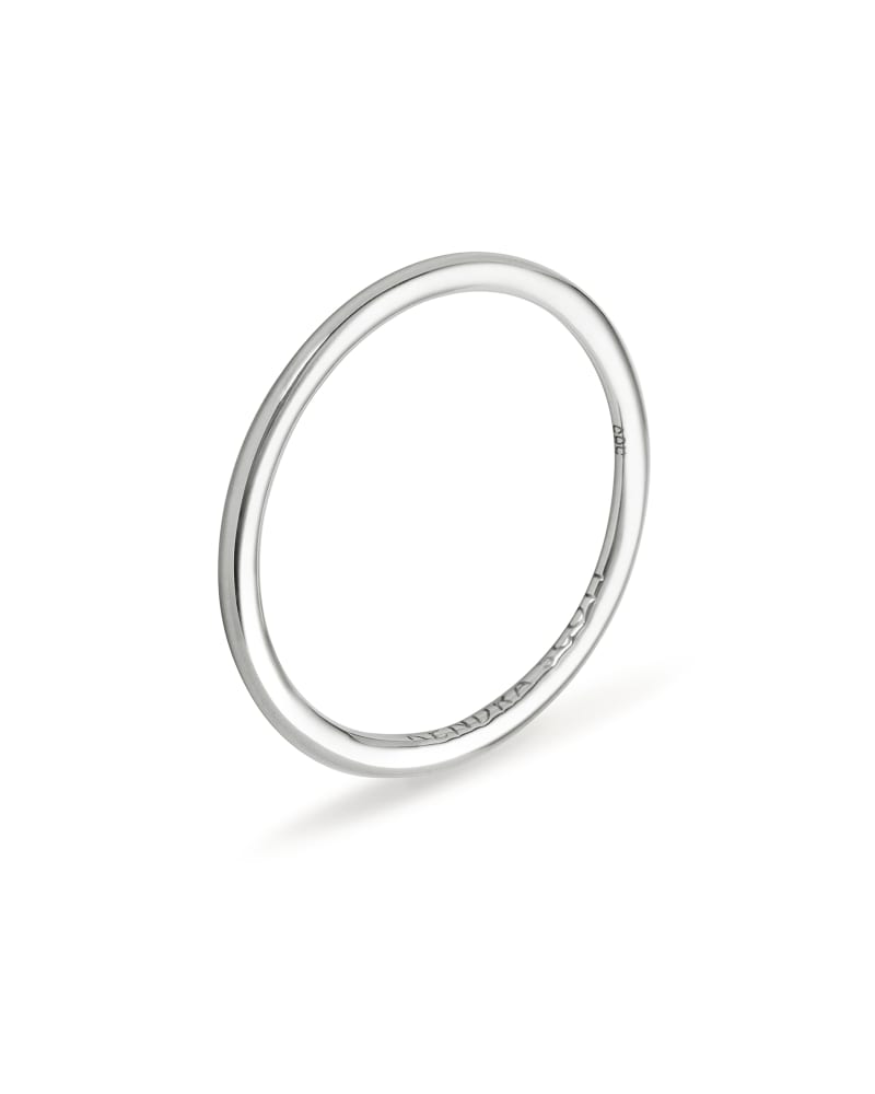 Haley 14K White Gold Band Ring image number 2