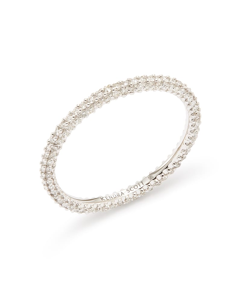 Remi Band Ring in 14k Gold and White Diamonds image number 3