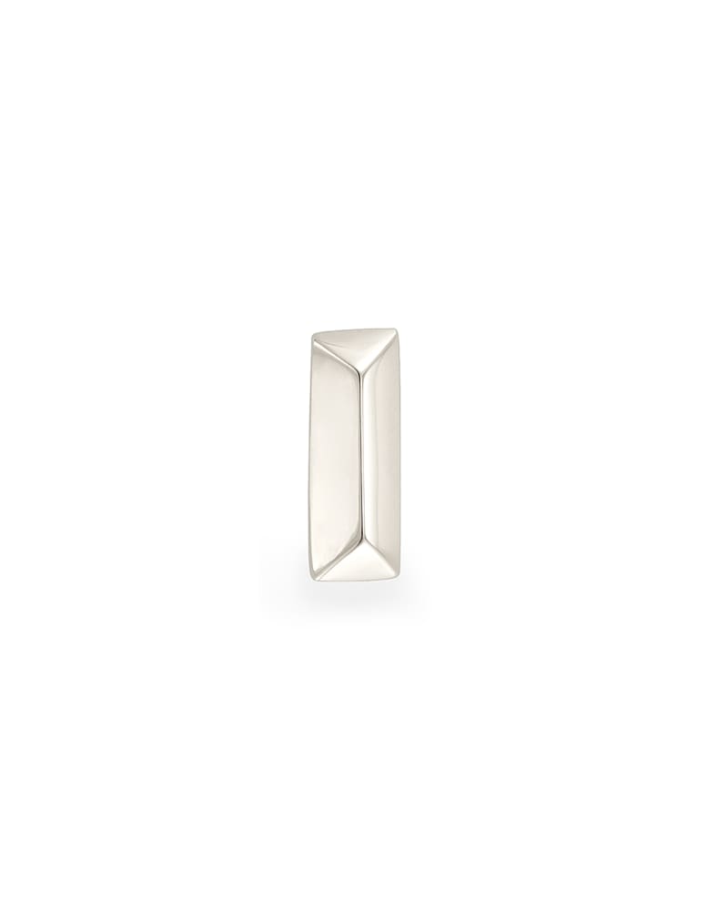Rand Mini Stud Earring in 14K White Gold image number 2
