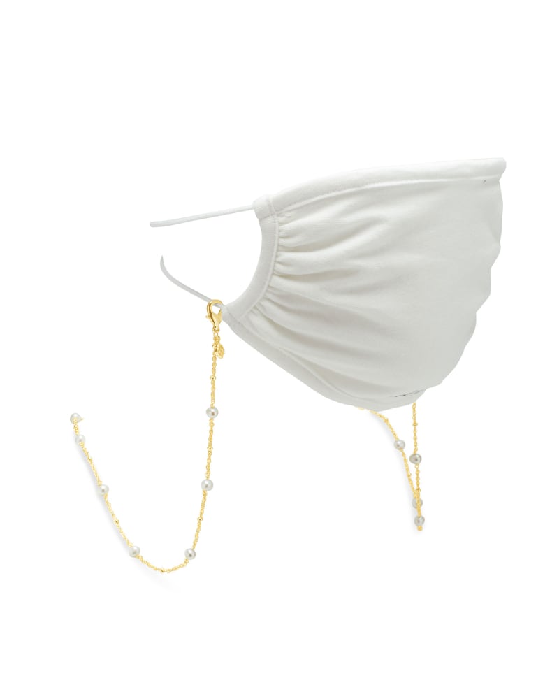 Scarlet Gold Mask Chain in White image number 2