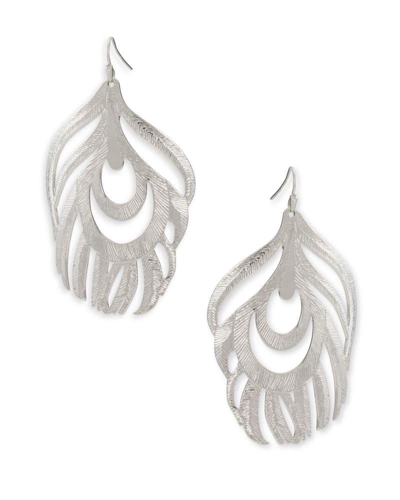 Karina Statement Earrings in Silver image number 0