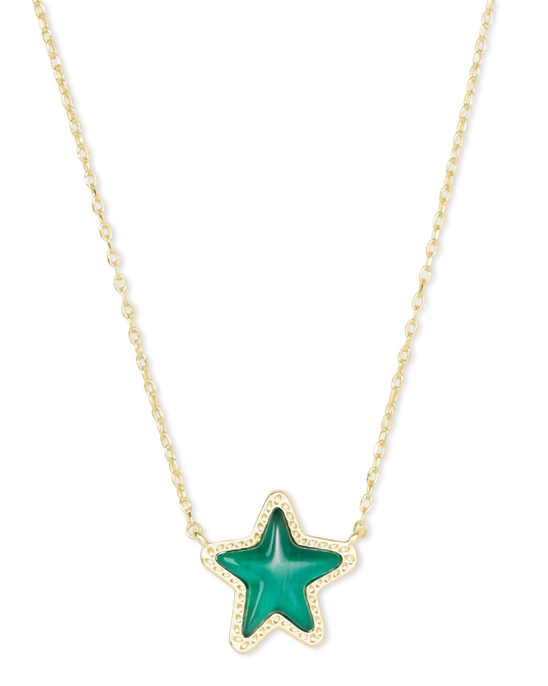Jae Star Gold Necklace in Emerald Cat's Eye image number 0