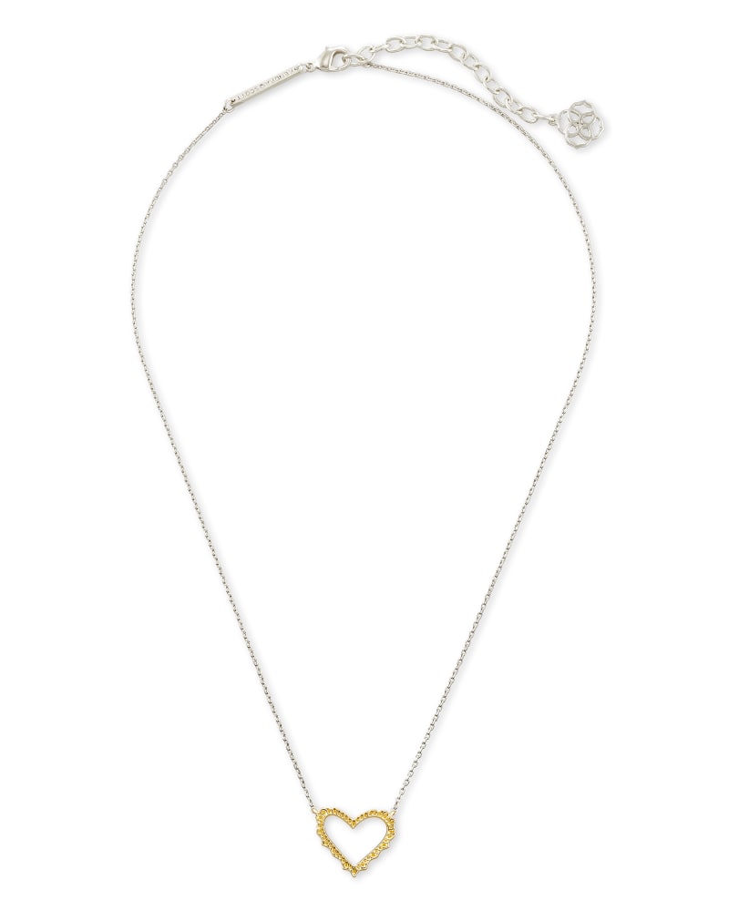 Sophee Heart Small Pendant Necklace In Mixed Metal | Kendra Scott