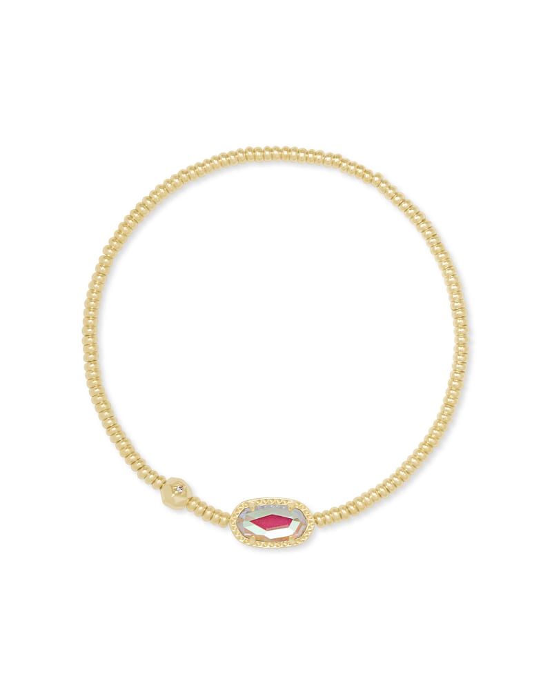 Grayson Gold Stretch Bracelet in Dichroic Glass image number 0
