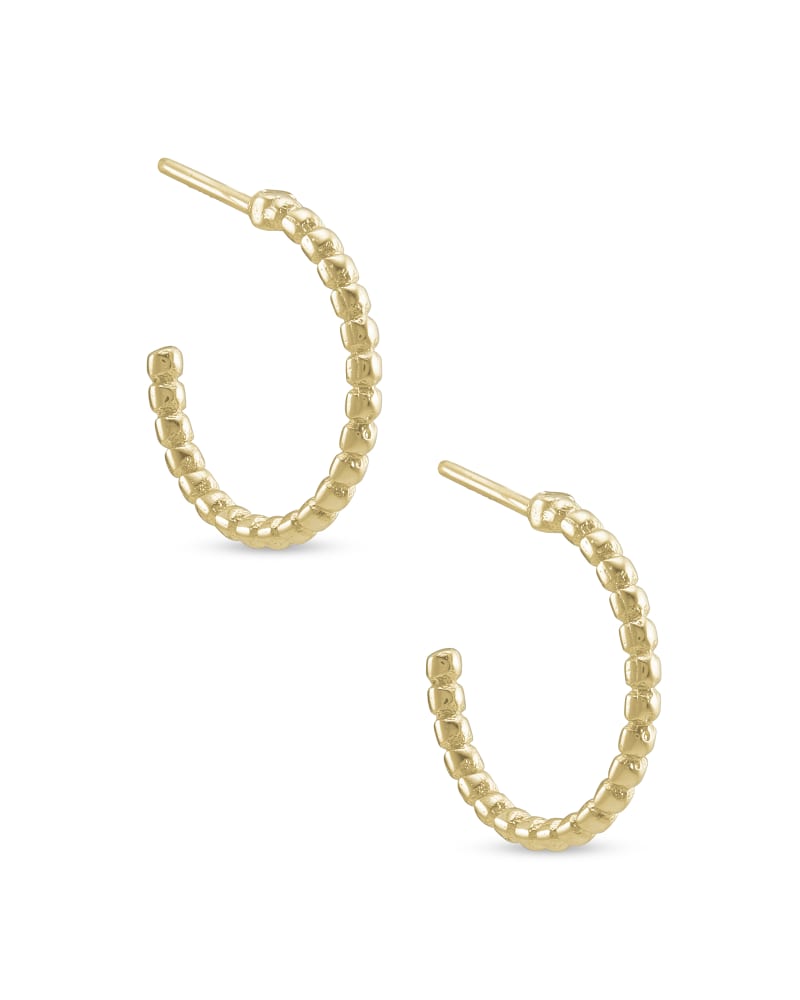 Ciarla Huggie Earrings & Ear Cuff Set in Gold | Kendra Scott