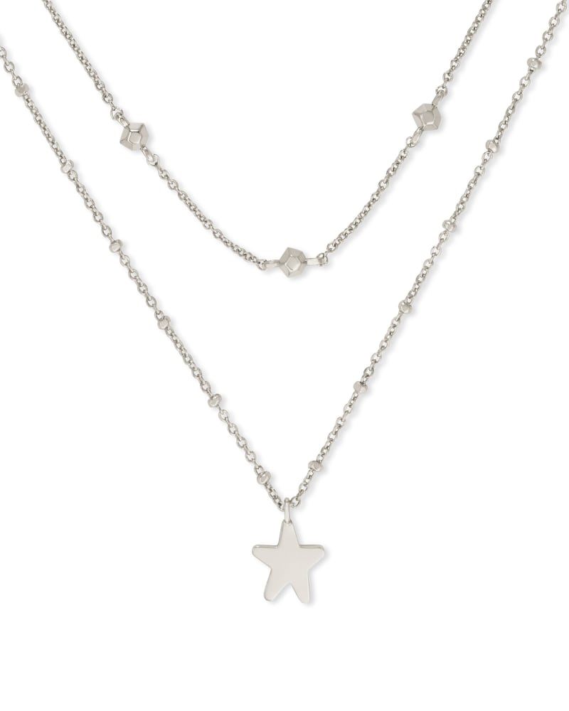 Jae Star Multi Strand Necklace in Silver image number 0
