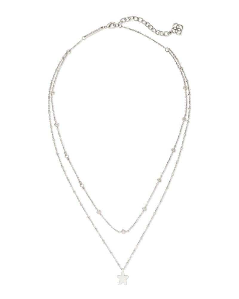 Jae Star Multi Strand Necklace in Silver image number 1