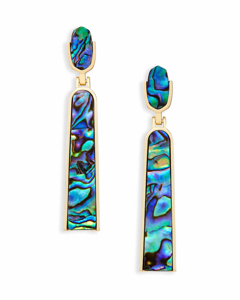 Carson Statement Earrings in Abalone Shell image number 0