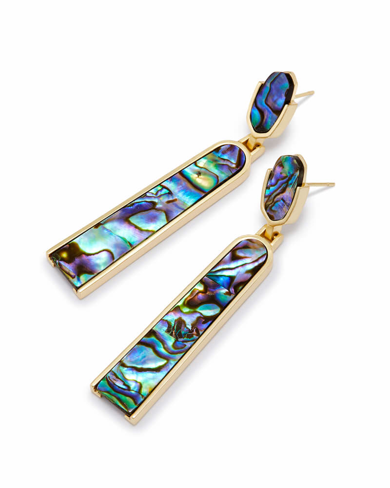 Carson Statement Earrings in Abalone Shell image number 2