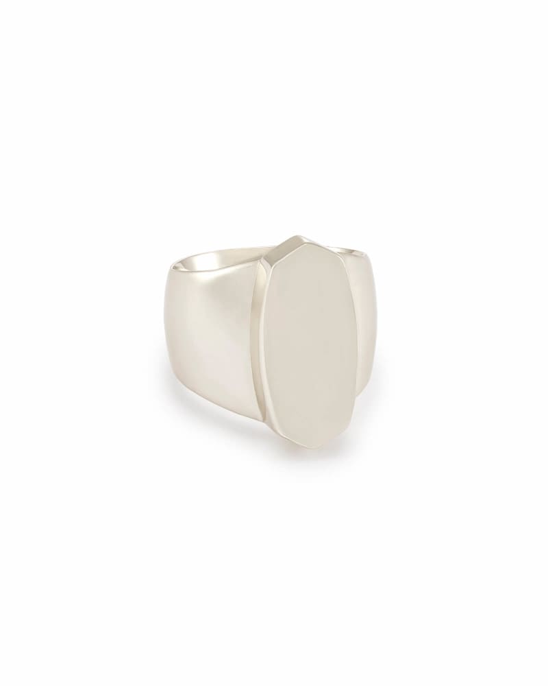 Reagan Cocktail Ring in Bright Silver image number 0