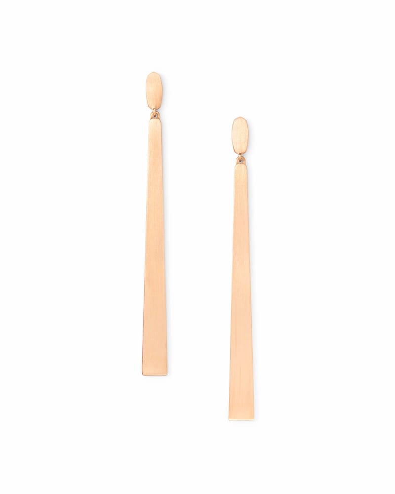 Brooklyn Statement Earrings in Rose Gold image number 0