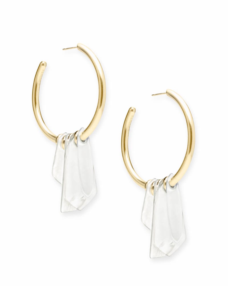 Gaby Statement Earrings in Gold image number 0