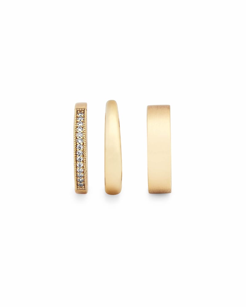 solid gold midi rings