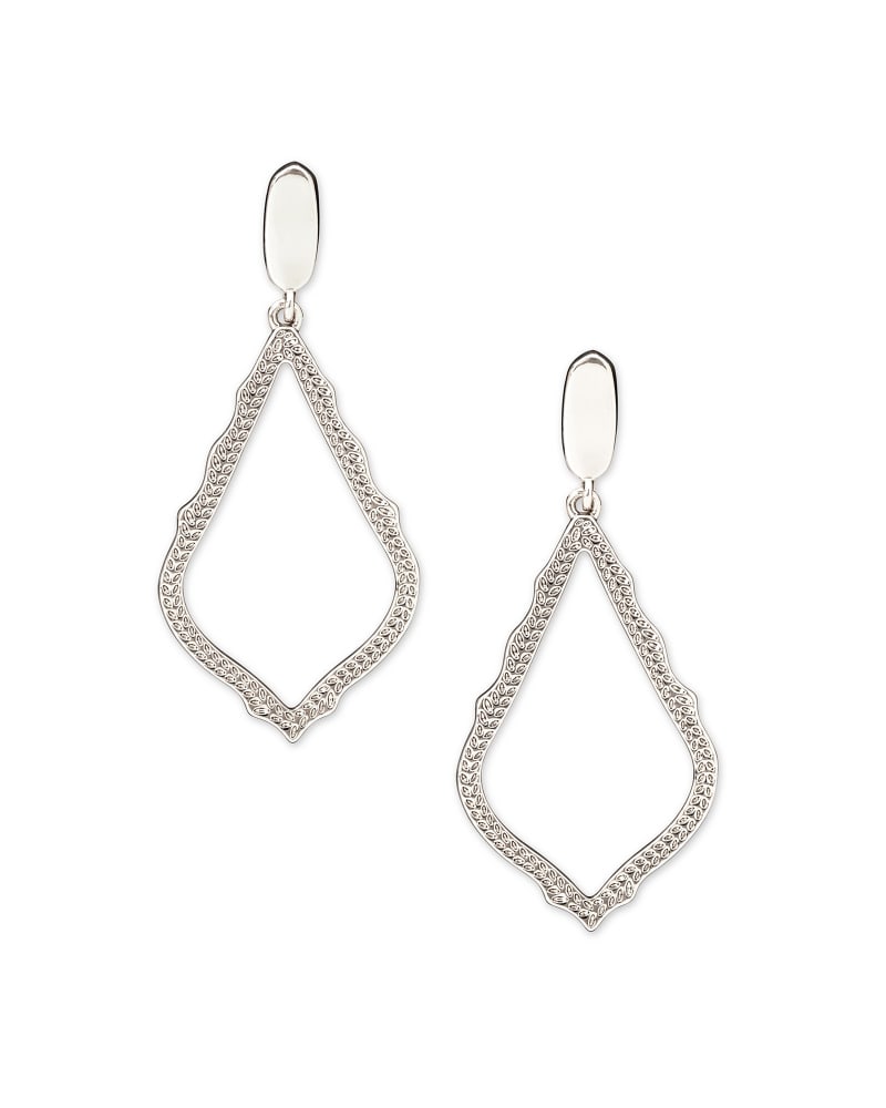 Kendra Scott 14k White Gold Sophia Drop Earrings With Pave Diamonds — Otra Vez  Couture Consignment