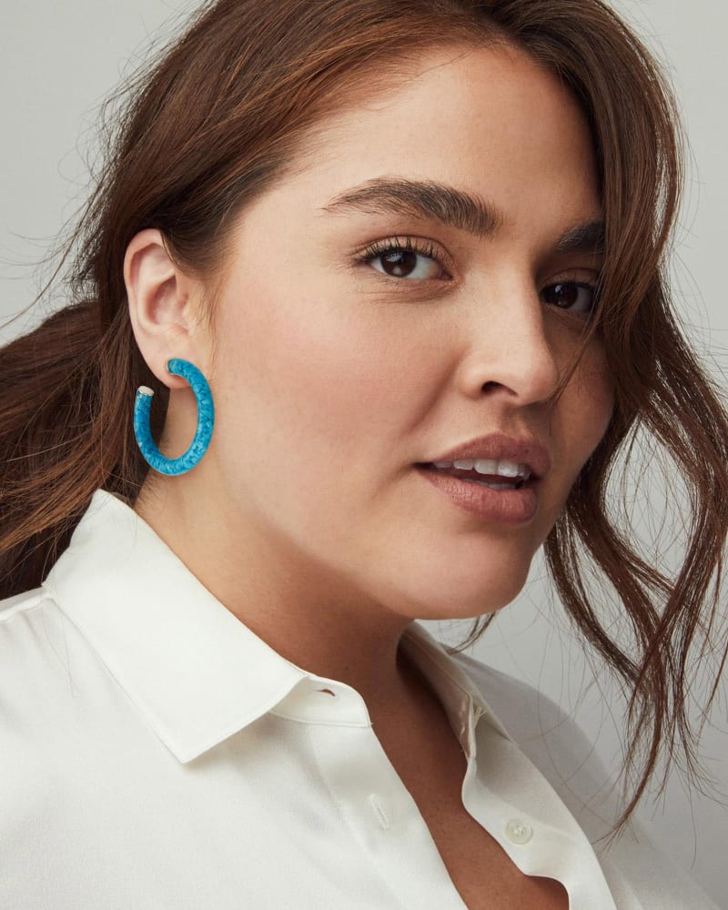 kendra scott silver hoops