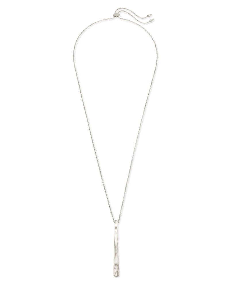Zorte Long Pendant Necklace in Silver image number 2