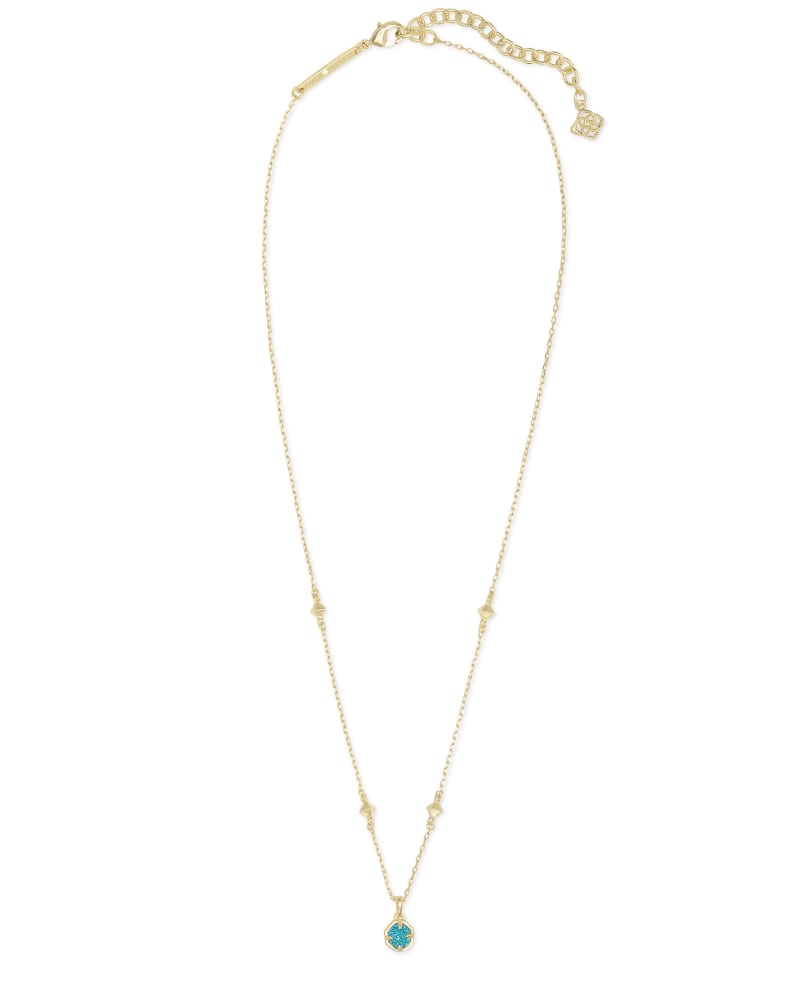 Nola Gold Pendant Necklace in Bright 