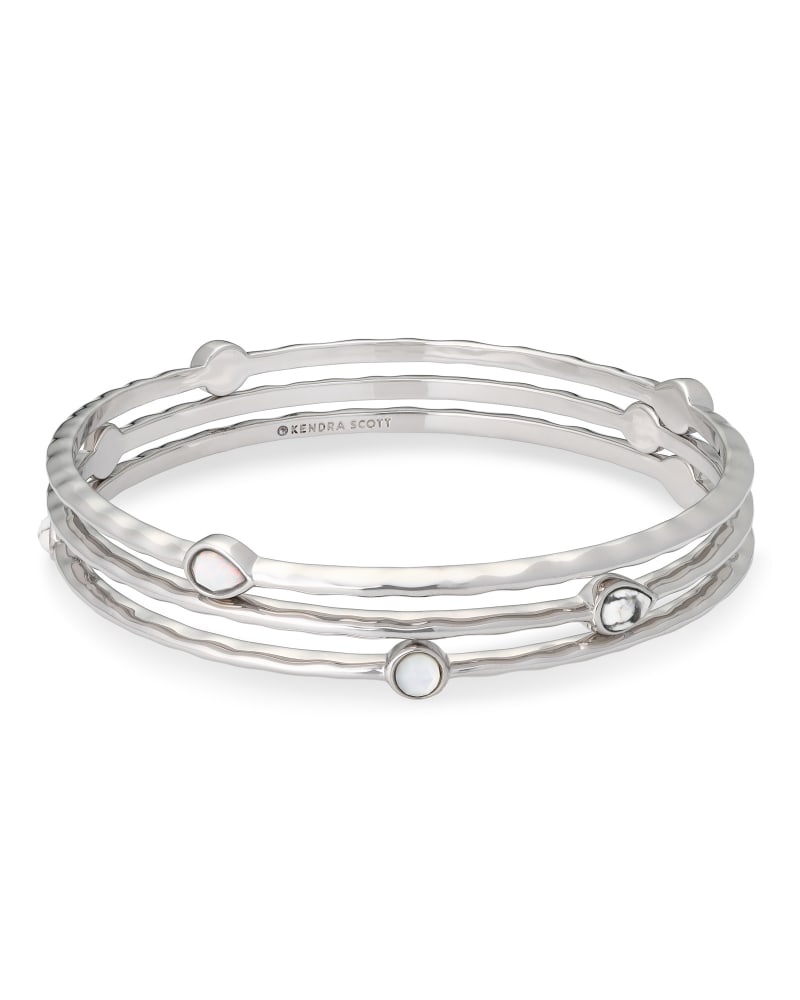 silver bracelet set