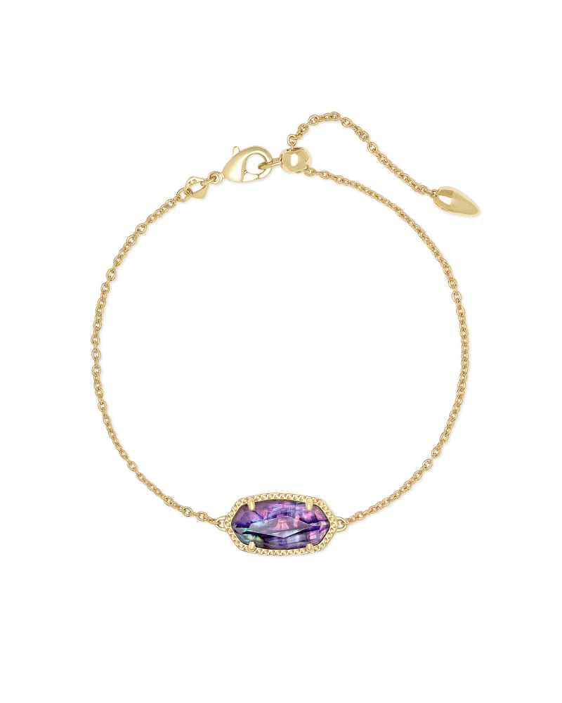 Elaina Single Slide Bracelet in Gold image number 0